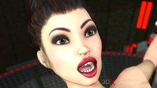 Intergalactic sexual enslavement Supersized babe ravished by hyper-horny🥵 android