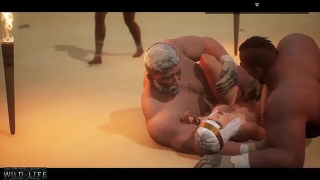 Fucked a girl in the ass with two dicks - Wild Life