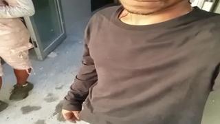 Hot coworker gets turned on at work, I take her in the restroom