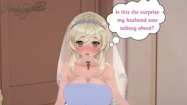 Lumine′s wedding surprise &mdash;  gangbang &mdash;  Genshin Impact &mdash;  wedding sex