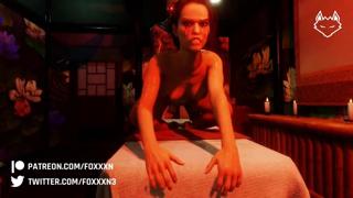 Jill Valentine's Throat-Fucked Frenzy
