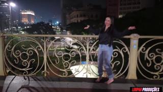 Fu**ing Brazilian babe Luiza in Sao Paulo's night - rough sex, hard banging