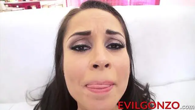 Dirty slut Crystal Rush gets deep in her stretched anus