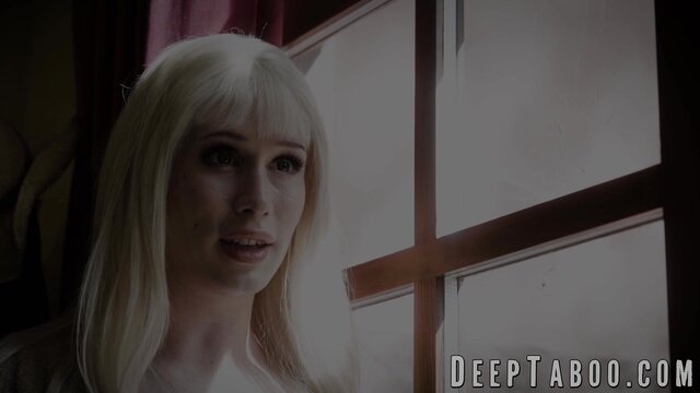 Trans stepdaughter Jenna Gargles anal rides stepdads massive cock