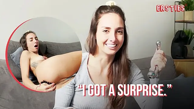 Ana B Explores with Her Novel Toy