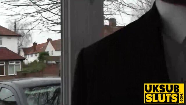 UKSubSluts com - Busty babe Rebecca Smyth's submissive slut fucking and love