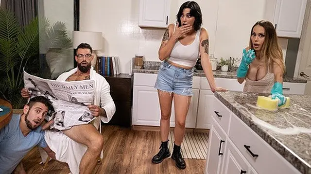 Caught between two hot milfs &mdash;  Dante faces a tough decision with his girlfriend′s step-