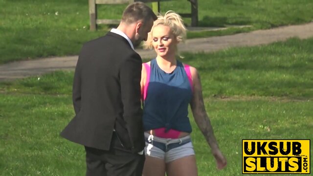 UKSubSluts com - Curvy UK slut gets dominated in all holes by a powerful male