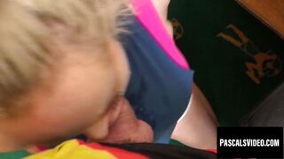 English submissive MILF brutally fucked in all her holes