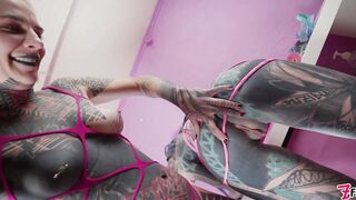 SQUIRTING Compilation - ANAL, SEXTOYS - Tattoo Girl Anuskatzz plays hard