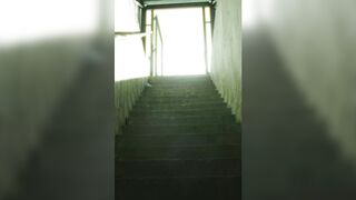 The succubus demon trapped me in the tunnel with anal sex