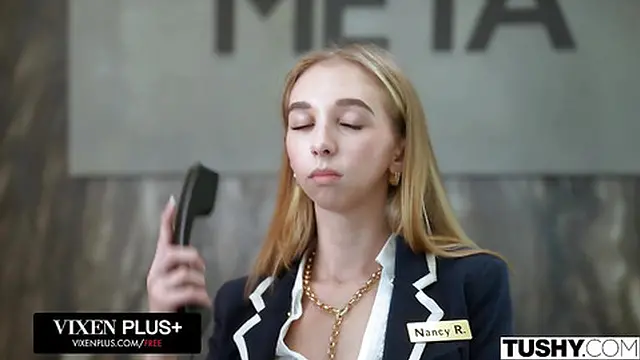 TUSHY Gorgeous Busty Babe Nicole Doshi Gets Her Curvy Ass Stretched Out