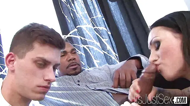 Black and Inked: Lulu′s Big Cock Threesome Fantasy