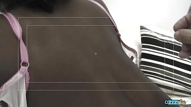 Interracial group sex with the brunette ebony milf consists of anal sex and double penetration