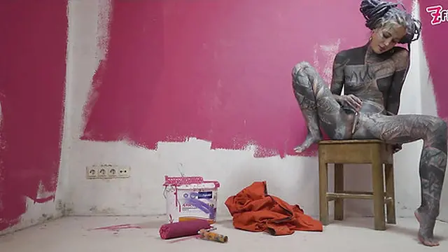 Workwear Anal Stretching Solo Masturbation Gapes and Squirt