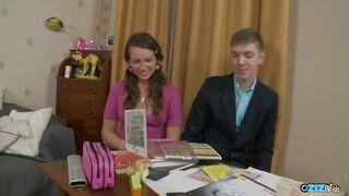 Looking super cute during anal sex makes this gorgeous brunnete a true fuck prinecess