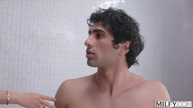 MILFY Sexy French MILF Anissa Kate Drains Stud's Cock At The Spa