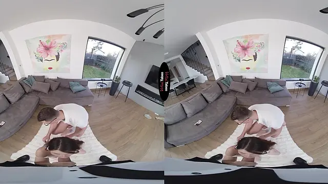 Rough anal threesome destroys Kate Rose's tiny hole